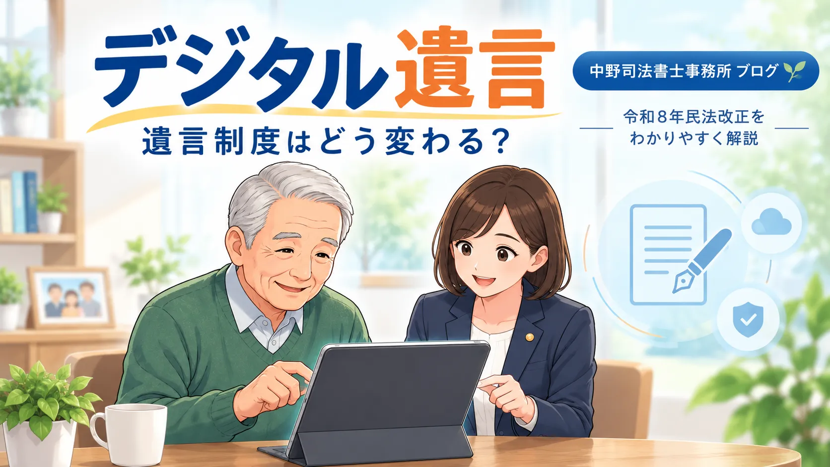 令和8年の遺言制度改正とは?「電子遺言」だけではない新しい制度を司法書士が解説